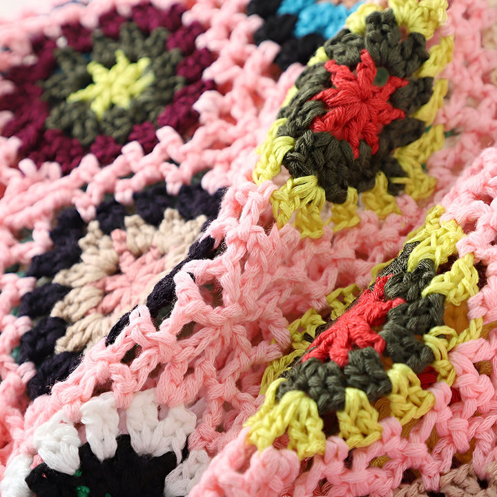 Motif géométrique en crochet coloré., 46193947181280,46193947214048,46193947246816,46193947279584,46193947312352