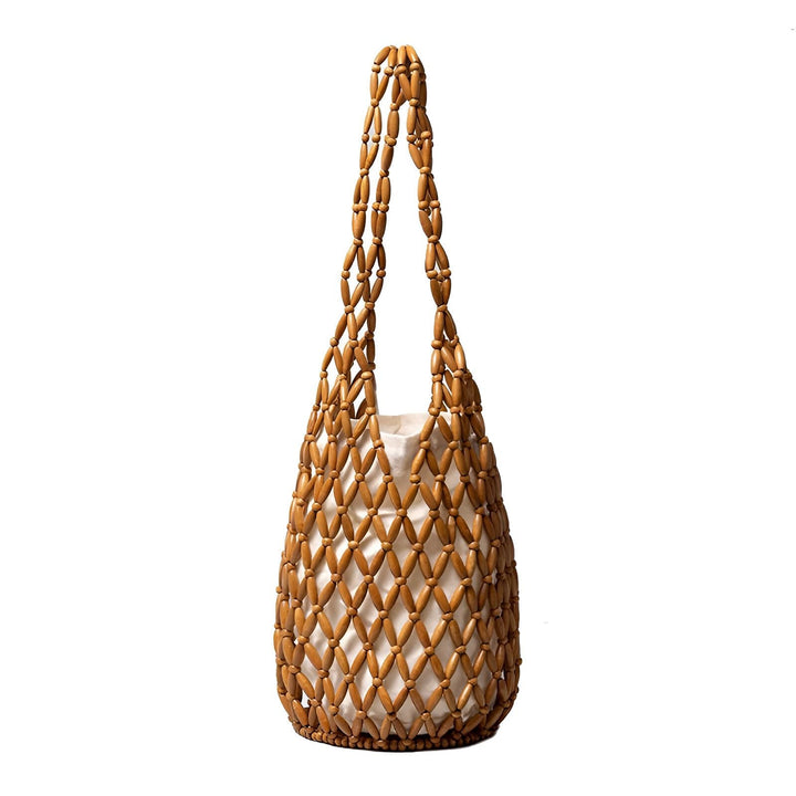 Sac à main en perles de bois avec doublure blanche, 46193944821984,46193944854752,46193944887520,46193944920288