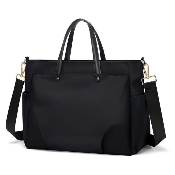 Sac noir avec poignées et bandoulière amovible., 46193952915680,46193952948448,46193952981216,46193953013984