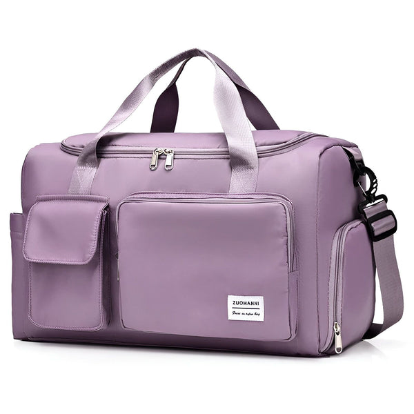 Sac de sport ou de voyage violet avec poches zippées, 46193915625696,46193915658464,46193915691232,46193915724000,46193915756768,46193915789536