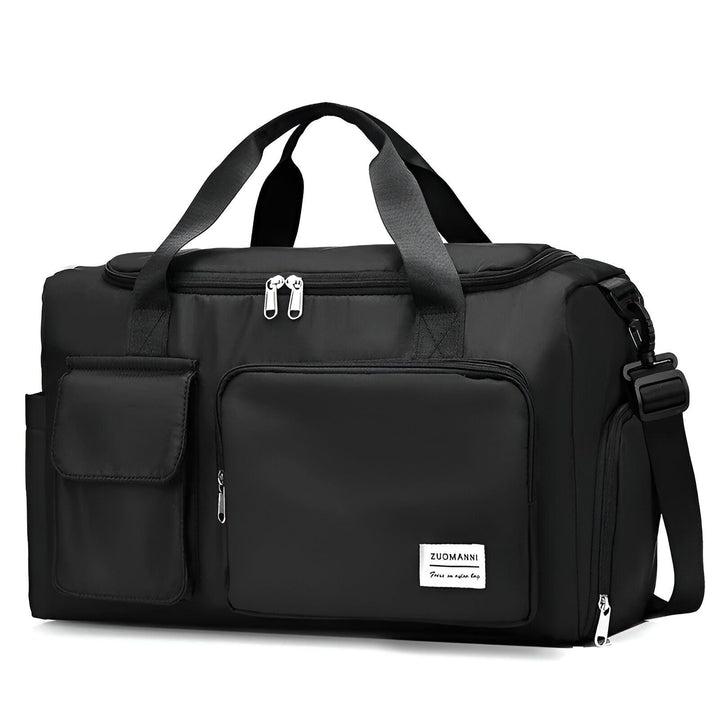 Sac de sport noir ZUOMANNI avec poches et bandoulière, 46193915625696,46193915658464,46193915691232,46193915724000,46193915756768,46193915789536