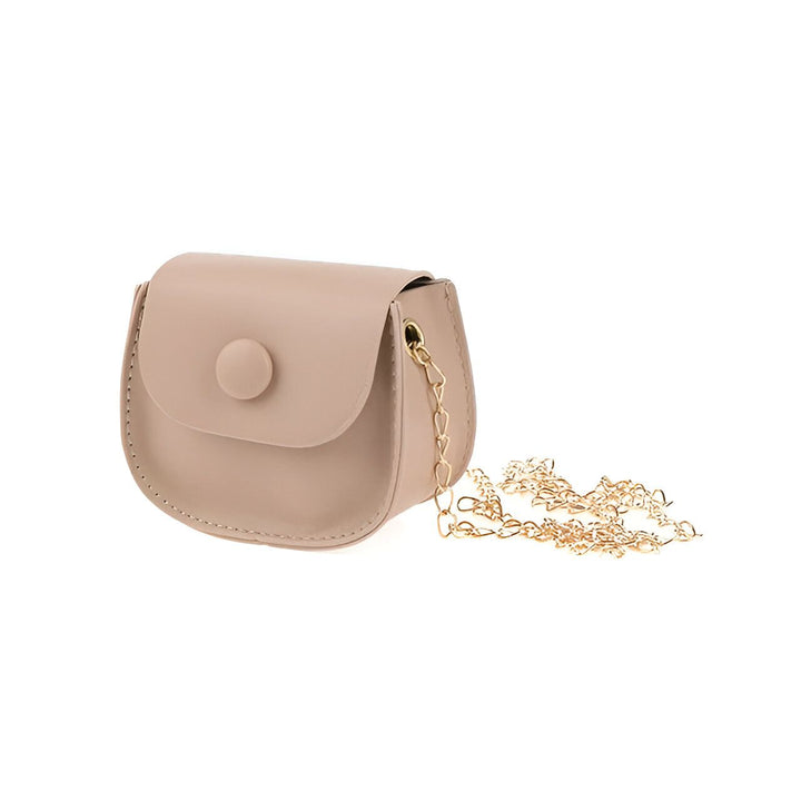 Mini sac bandoulière beige avec bouton et chaîne dorée., 46193969856736,46193969889504,46193969922272,46193969955040,46193969987808,46193970020576