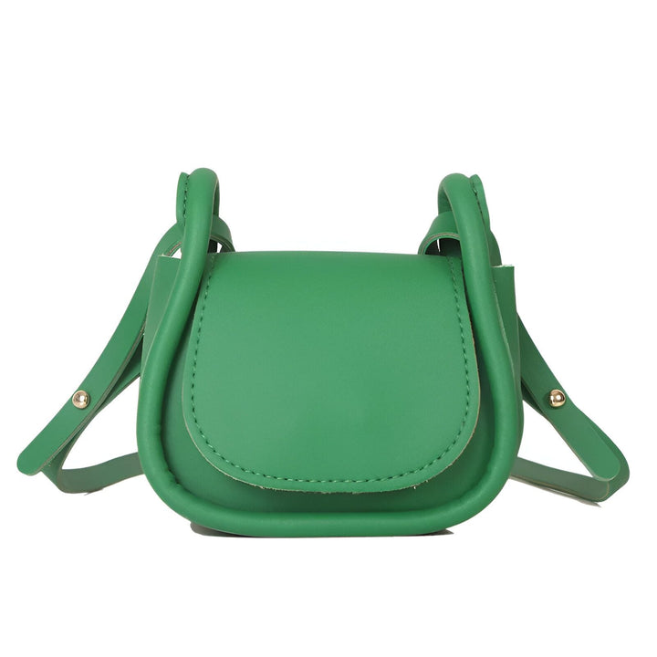 Petit sac à main vert avec rabat rond et bandoulière., 46193971232992,46193971265760,46193971298528,46193971364064,46193971396832