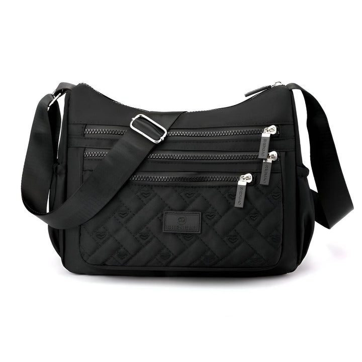 Sac à bandoulière noir matelassé avec plusieurs poches zippées et bandoulière réglable., 46262993518816,46262993551584,46262993584352,46262993617120,46262993649888,46262993682656,46262993715424,46262993748192,46262993780960,46262993813728,46262993846496,46262993879264,46262993912032,46262993944800,46262993977568,46262994010336,46262994043104,46262994075872,46262994108640,46262994141408,46262994174176,46262994206944,46262994239712,46262994272480