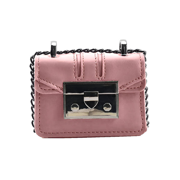 Sac à main rose avec chaîne et fermoir argenté, 46193972642016,46193972674784,46193972707552,46193972740320,46193972773088,46193972805856