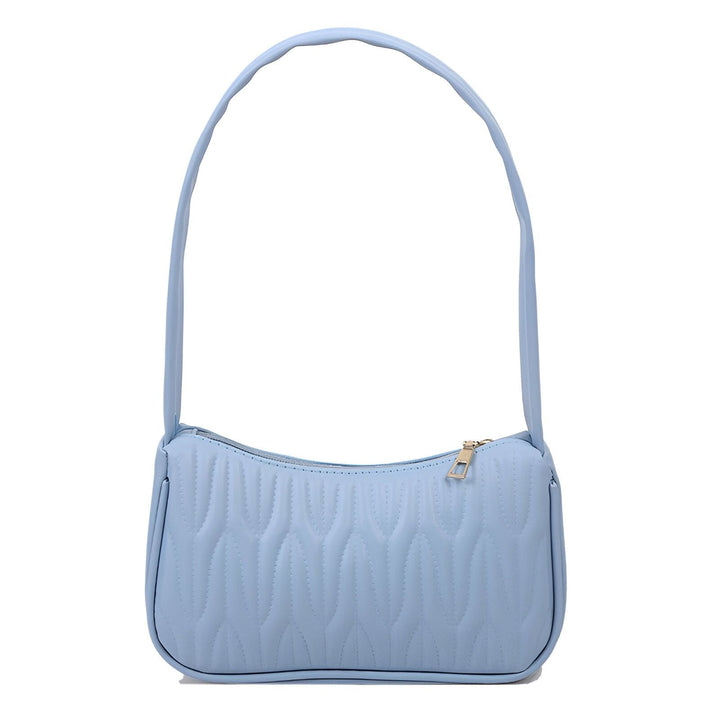 Sac baguette bleu ciel matelassé avec zip doré, 46193961631968,46193961664736,46193961730272,46193961763040,46193961795808