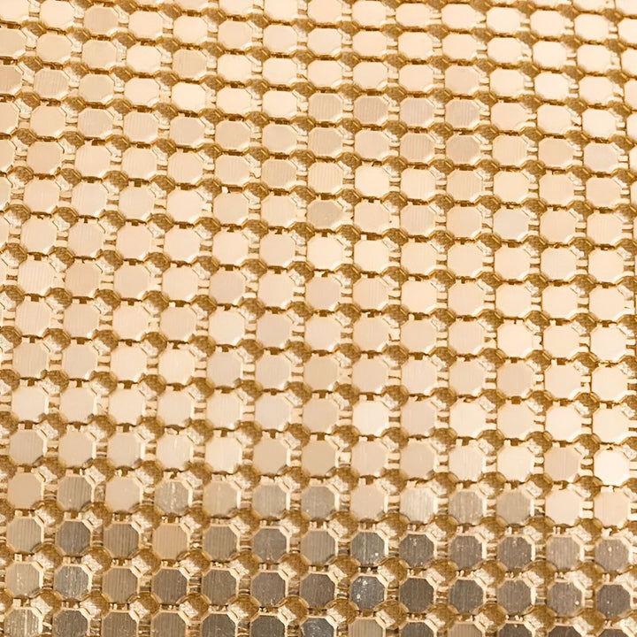 Texture de mailles métalliques dorées octogonales, 46194028642528,46194028675296,46194028708064