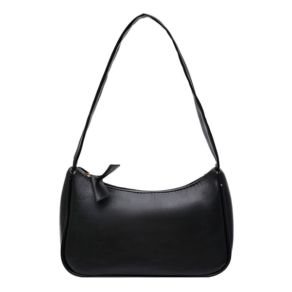 Sac noir bandoulière forme baguette, anse simple., 46193965596896,46193965629664,46193965662432,46193965695200,46193965727968,46193965760736,46193965793504