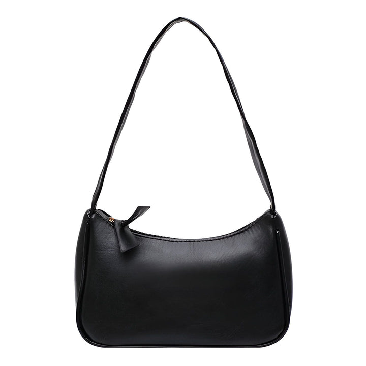 Sac noir bandoulière forme baguette, anse simple., 46193965596896,46193965629664,46193965662432,46193965695200,46193965727968,46193965760736,46193965793504