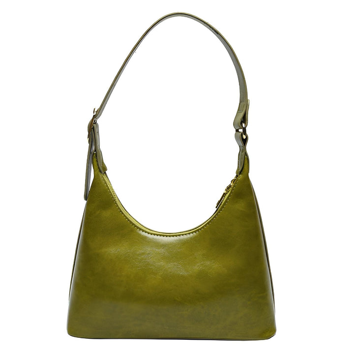Sac à main vert en cuir brillant avec bandoulière réglable, 46193942495456,46193942528224,46193942560992