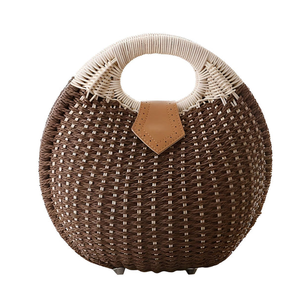 Sac cabas rond en paille tressée bicolore, 46193945706720,46193945739488,46193945772256,46193945805024,46193945837792