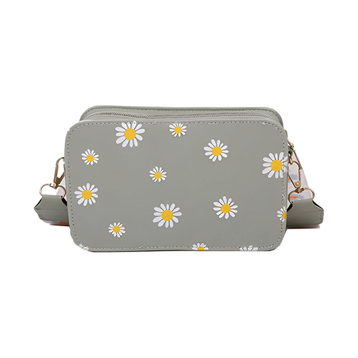 Sac bandoulière gris avec motif marguerites, 46193876795616,46193876828384,46193876861152,46193876893920