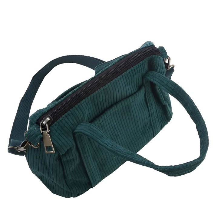 Sac bandoulière vert en velours côtelé, 46193960124640,46193960157408,46193960190176,46193960222944