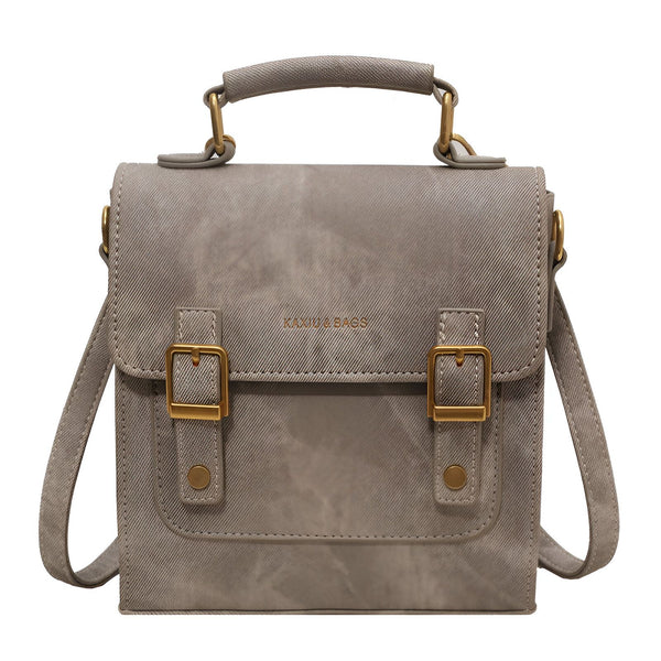 Sac à main bandoulière gris avec poignée et boucles dorées, 46193901863136,46193901895904,46193901928672