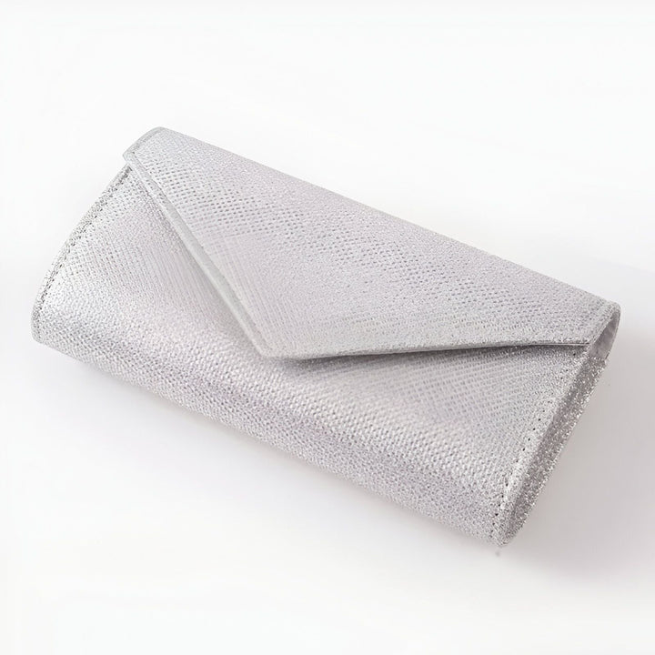 Pochette de soirée argentée texturée, 46194029002976,46194029035744,46194029068512,46194029101280,46194029134048