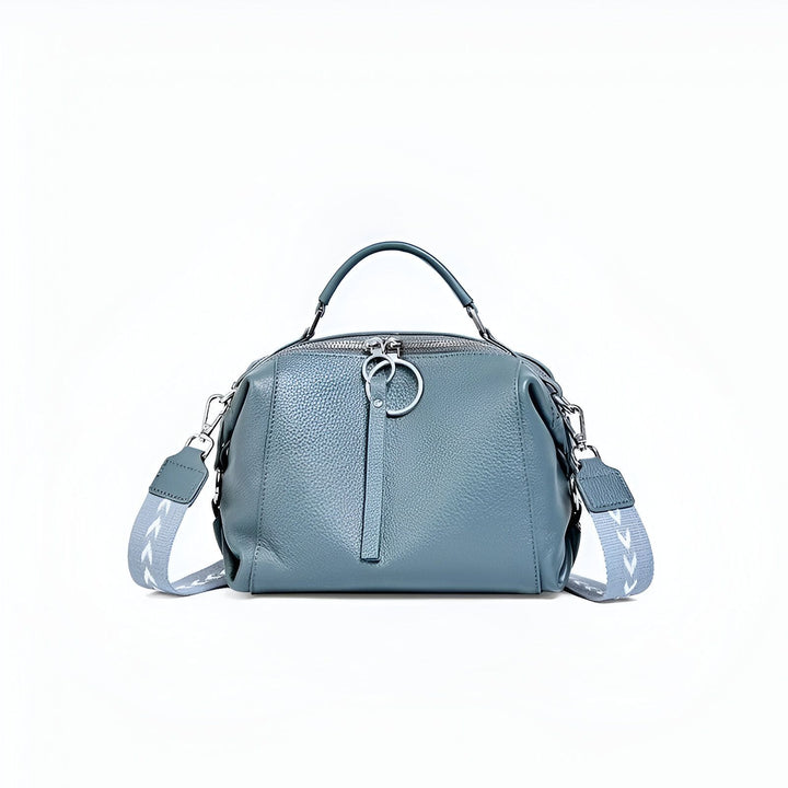 Sac à main bandoulière en cuir bleu avec anse et sangle à motifs, 46193847599328,46193847632096,46193847664864,46193847697632,46193847730400