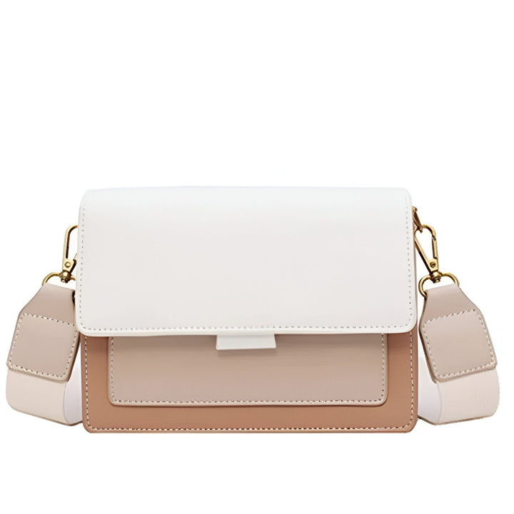 Sac bandoulière femme blanc, beige et marron, 46193877221600,46193877254368,46193877287136,46193877319904