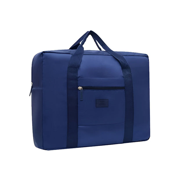 Sac de voyage bleu marine avec poignées et poche zippée, 46193919852768,46193919885536,46193919918304,46193919951072,46193919983840
