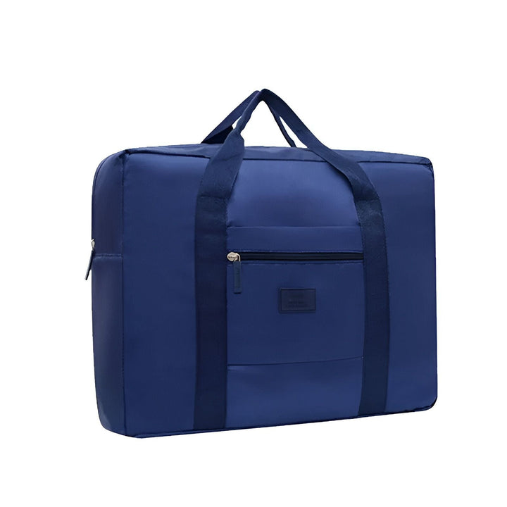 Sac de voyage bleu marine avec poignées et poche zippée, 46193919852768,46193919885536,46193919918304,46193919951072,46193919983840
