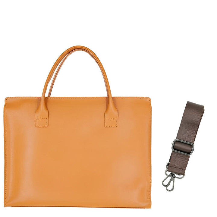 Sac porte-documents en cuir marron clair avec anses et bandoulière détachable., 46193907532000,46193907564768,46193907597536,46193907630304,46193907663072,46193907695840,46193907728608,46193907761376,46193907826912,46193907859680,46193907892448,46193907925216,46193907957984,46193907990752,46193908023520