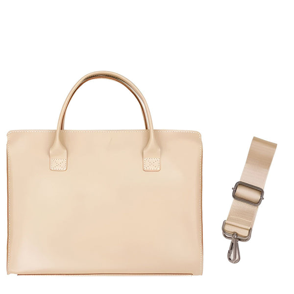 Sac en cuir beige avec anses et bandoulière amovible, 46193907532000,46193907564768,46193907597536,46193907630304,46193907663072,46193907695840,46193907728608,46193907761376,46193907826912,46193907859680,46193907892448,46193907925216,46193907957984,46193907990752,46193908023520