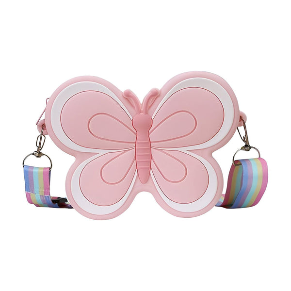 Sac rose en forme de papillon avec bandoulière arc-en-ciel, 46193987289312,46193987322080,46193987354848,46193987387616