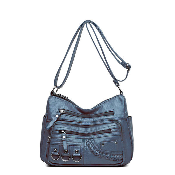 Sac bandoulière bleu gris pour femme avec multiples poches zippées et sangle réglable., 46194026643680,46194026676448,46194026709216,46194026741984,46194026774752,46194026807520