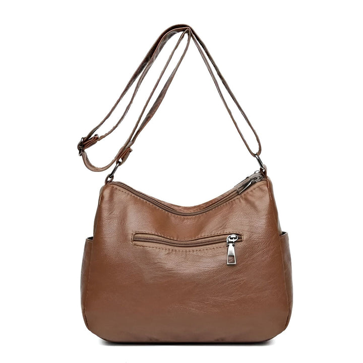 Sac bandoulière marron avec poche zippée, 46194026643680,46194026676448,46194026709216,46194026741984,46194026774752,46194026807520