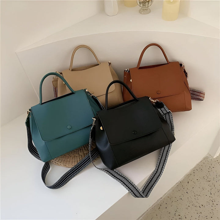Quatre sacs à main beige, vert, noir et marron avec anses et bandoulières, 46193884102880,46193884135648,46193884168416,46193884201184