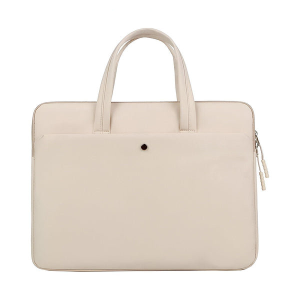 Sac pour ordinateur portable crème avec anses et poche avant, 46193912512736,46193912545504,46193912578272,46193912611040,46193912643808,46193912676576,46193912742112,46193912774880,46193912807648,46193912840416,46193912873184,46193912905952,46193912938720,46193912971488,46193913004256