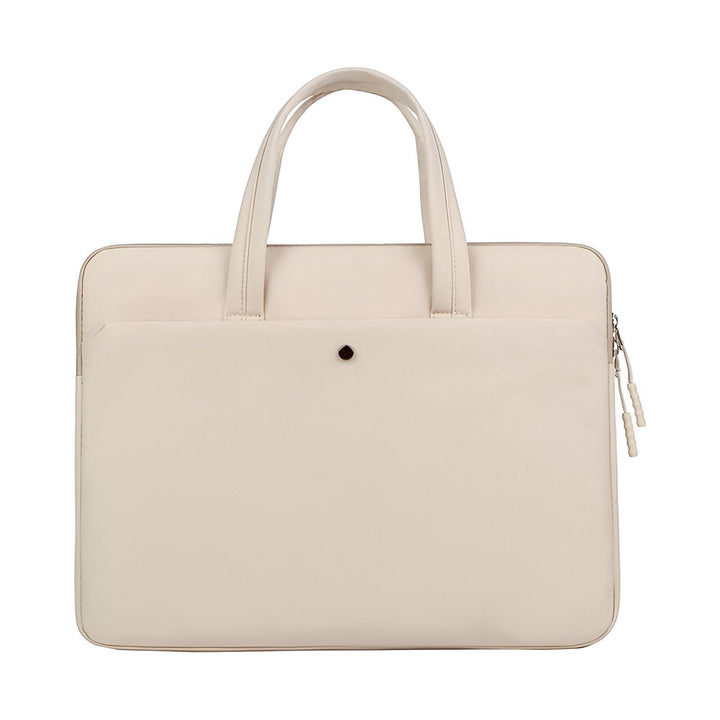 Sac pour ordinateur portable crème avec anses et poche avant, 46193912512736,46193912545504,46193912578272,46193912611040,46193912643808,46193912676576,46193912742112,46193912774880,46193912807648,46193912840416,46193912873184,46193912905952,46193912938720,46193912971488,46193913004256