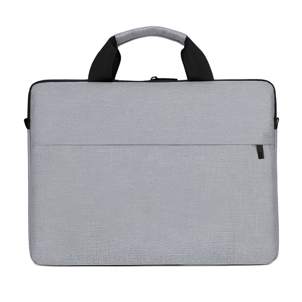 Sacoche grise pour ordinateur portable avec poignées et poche avant, 46193908744416,46193908777184,46193908809952,46193908842720,46193908875488,46193908908256,46193908941024,46193908973792,46193909006560,46193909039328,46193909072096,46193909104864