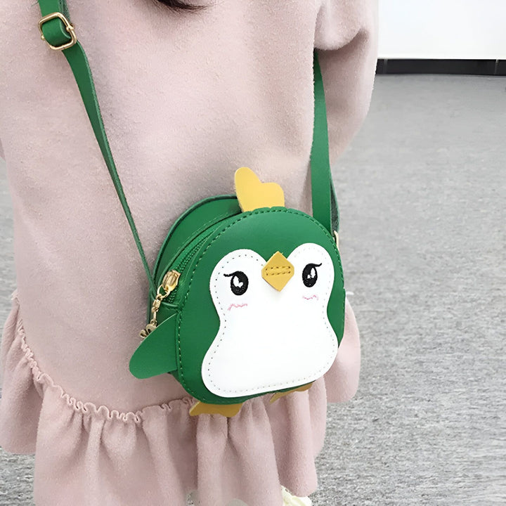 Sac bandoulière enfant pingouin vert, 46193980342496,46193980375264,46193980408032,46193980440800,46193980473568