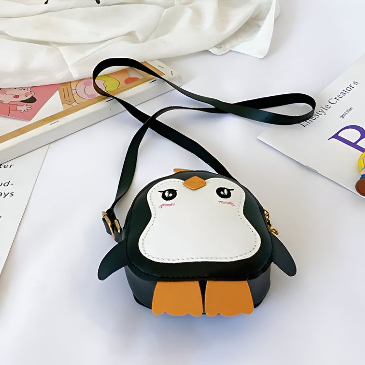 Sac bandoulière enfant en forme de pingouin., 46193980342496,46193980375264,46193980408032,46193980440800,46193980473568
