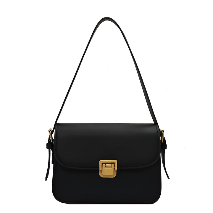 Sac à main noir à bandoulière avec fermoir doré, 46194027069664,46194027102432,46194027135200,46194027167968