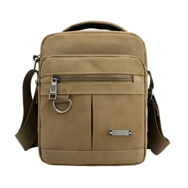 Sac bandoulière kaki petit modèle avec poignée, bandoulière réglable et poche zippée avant., 46194071535840,46194071568608,46194071601376,46194071634144