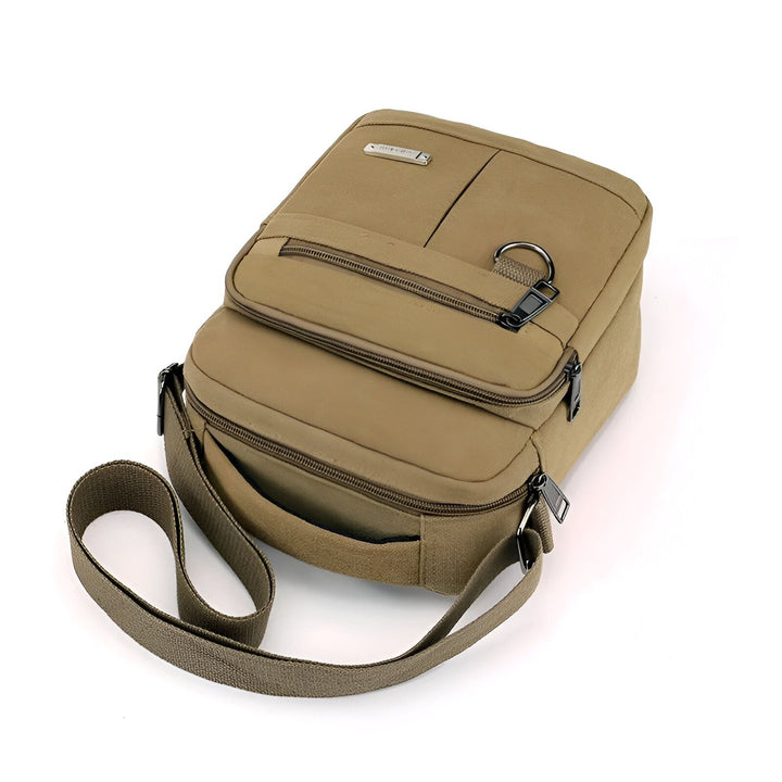 Sacoche bandoulière homme couleur beige avec poches zippées, 46194071535840,46194071568608,46194071601376,46194071634144