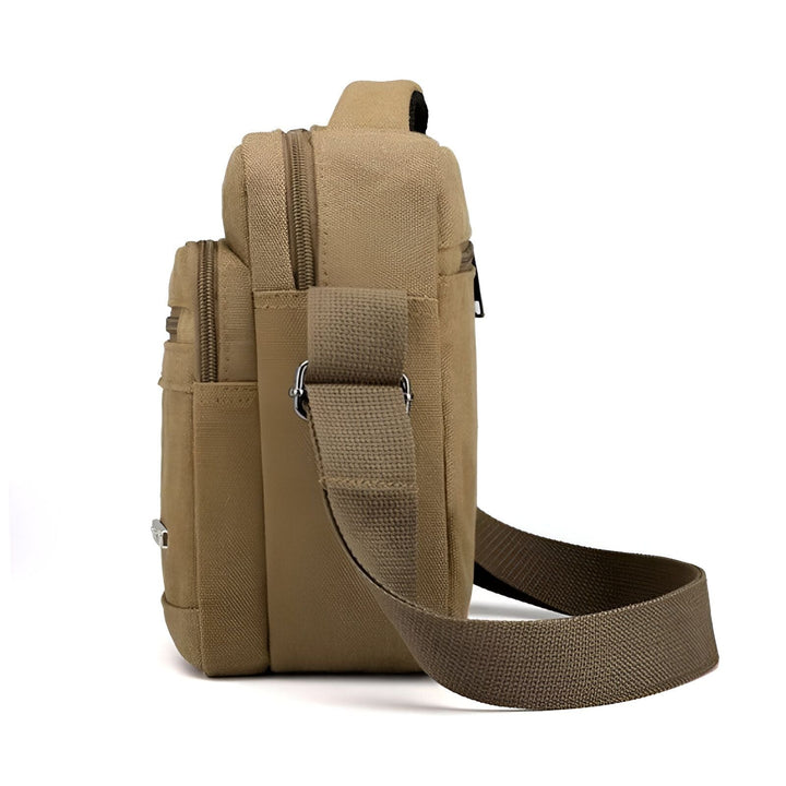 Sac bandoulière kaki avec sangle et poches zippées, 46194071535840,46194071568608,46194071601376,46194071634144