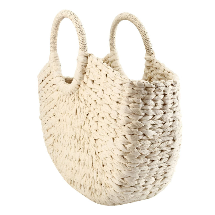 Sac de plage en paille beige avec deux anses., 46194029494496,46194029527264,46194029560032,46194029592800