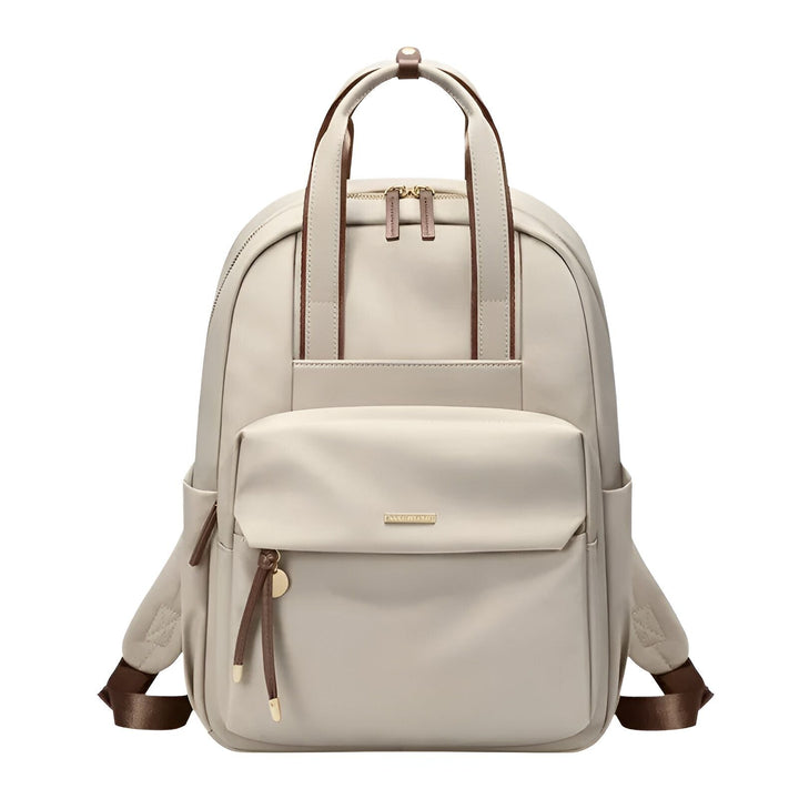 Sac à dos beige élégant avec poignées et bretelles marron, 46193875878112,46193875910880,46193875943648,46193875976416