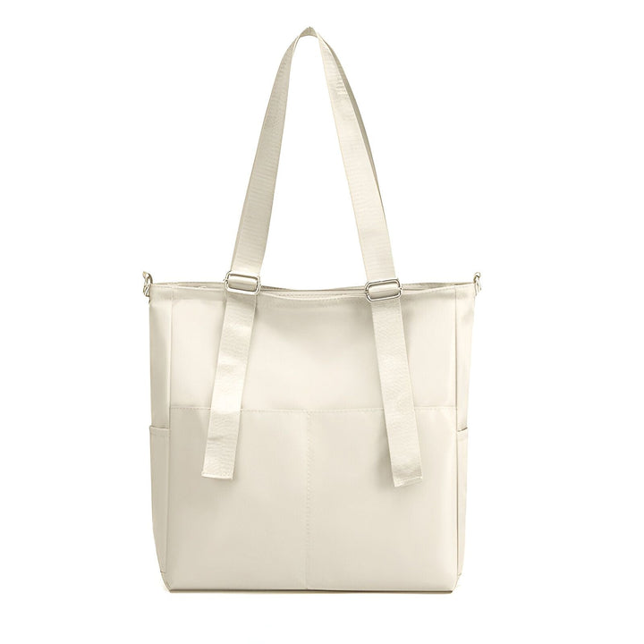 Sac cabas beige clair avec deux anses et poches, 46193874796768,46193874829536,46193874862304