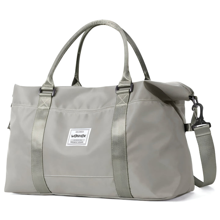 Sac de sport ou de voyage WONHOX gris clair, 46193914216672,46193914249440,46193914282208,46193914314976,46193914347744,46193914380512