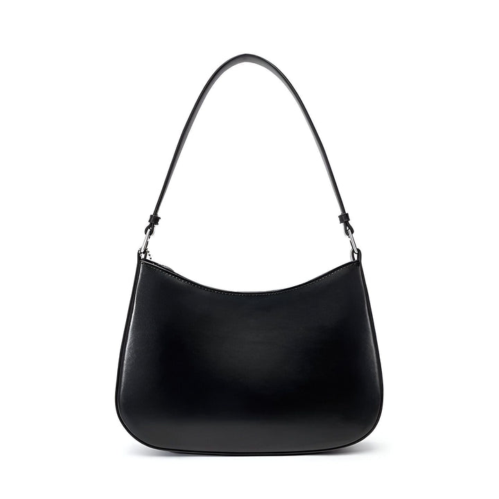 Sac bandoulière noir sur fond blanc, 46193861034208