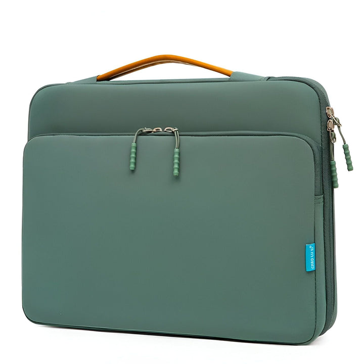 Housse verte pour ordinateur portable avec poignée camel., 46193910022368,46193910055136,46193910087904,46193910120672,46193910153440,46193910186208,46193910218976,46193910251744,46193910284512,46193910317280,46193910350048,46193910382816