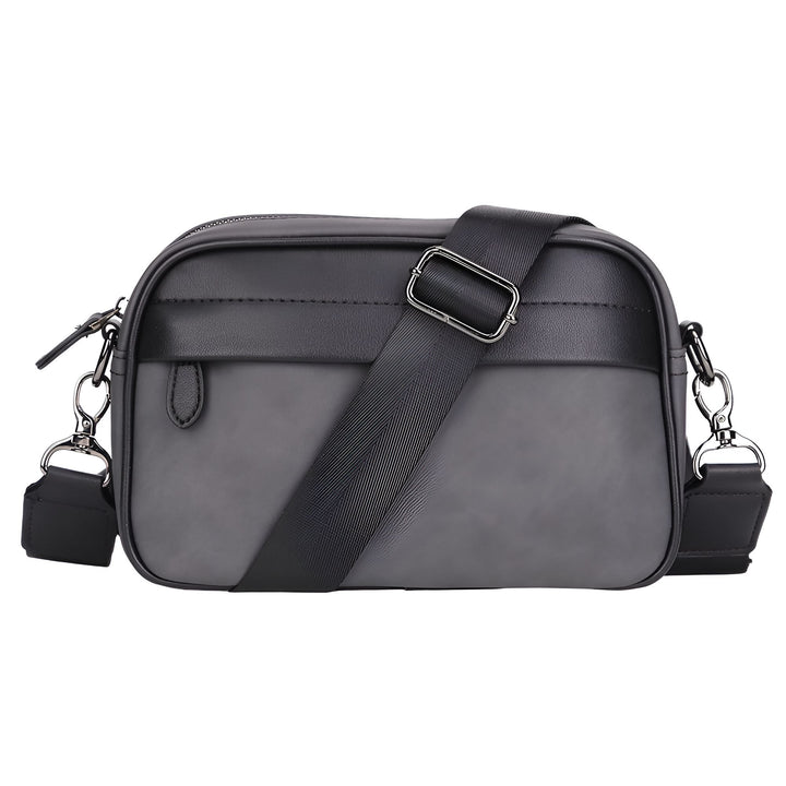 Sac croisé bicolore gris et noir, 46194058002656,46194058035424,46194058068192,46194058100960